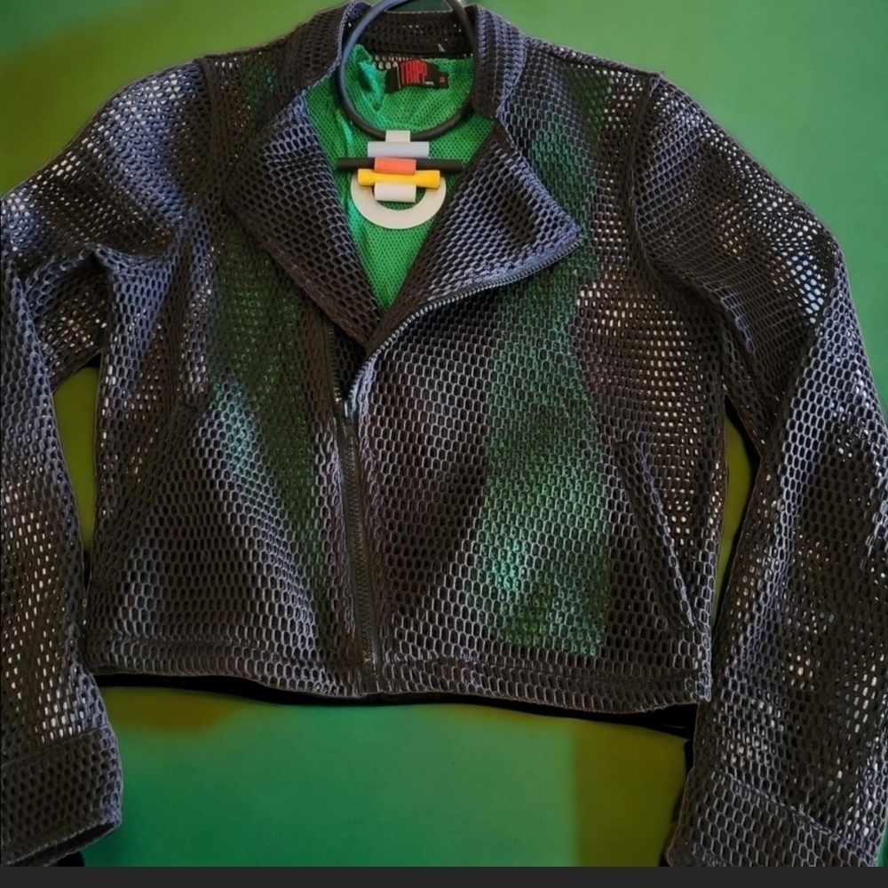 Mesh Black Jacket - image 1